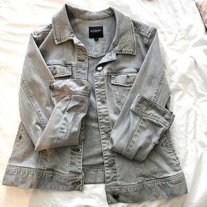 Liverpool Size M Gray Denim Jacket